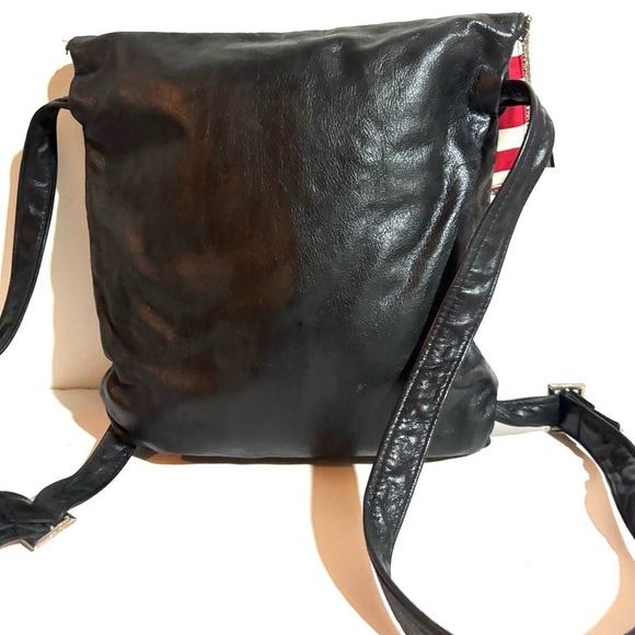 Sandra leal Elegant Black Leather Backpack main image 4